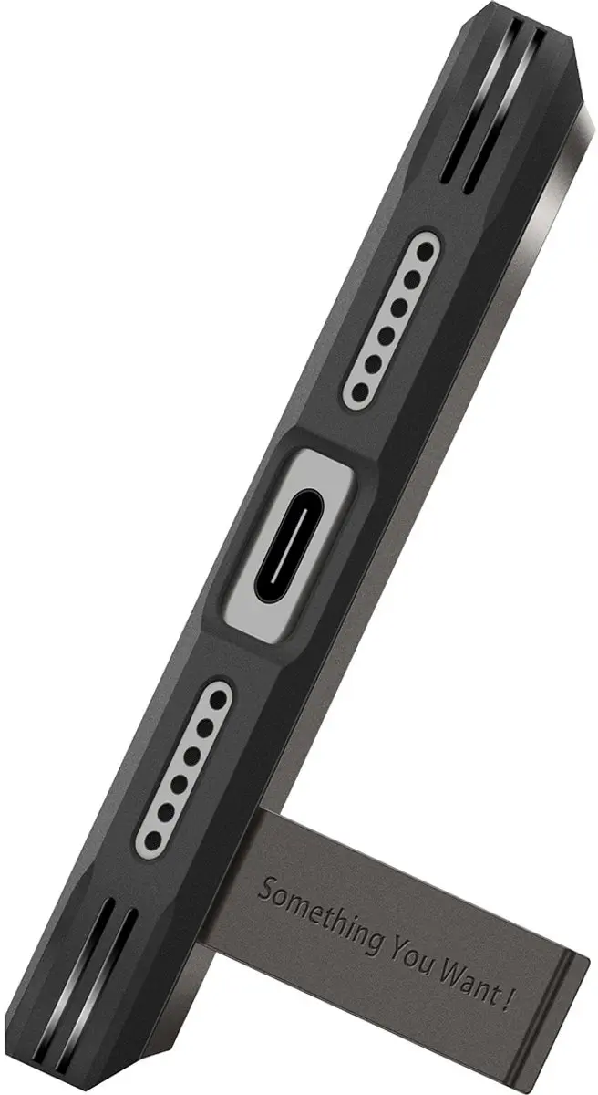 Spigen Tough Armor T MagFit ACS12174 Hoesje - Gunmetal - afbeelding 3 van 6