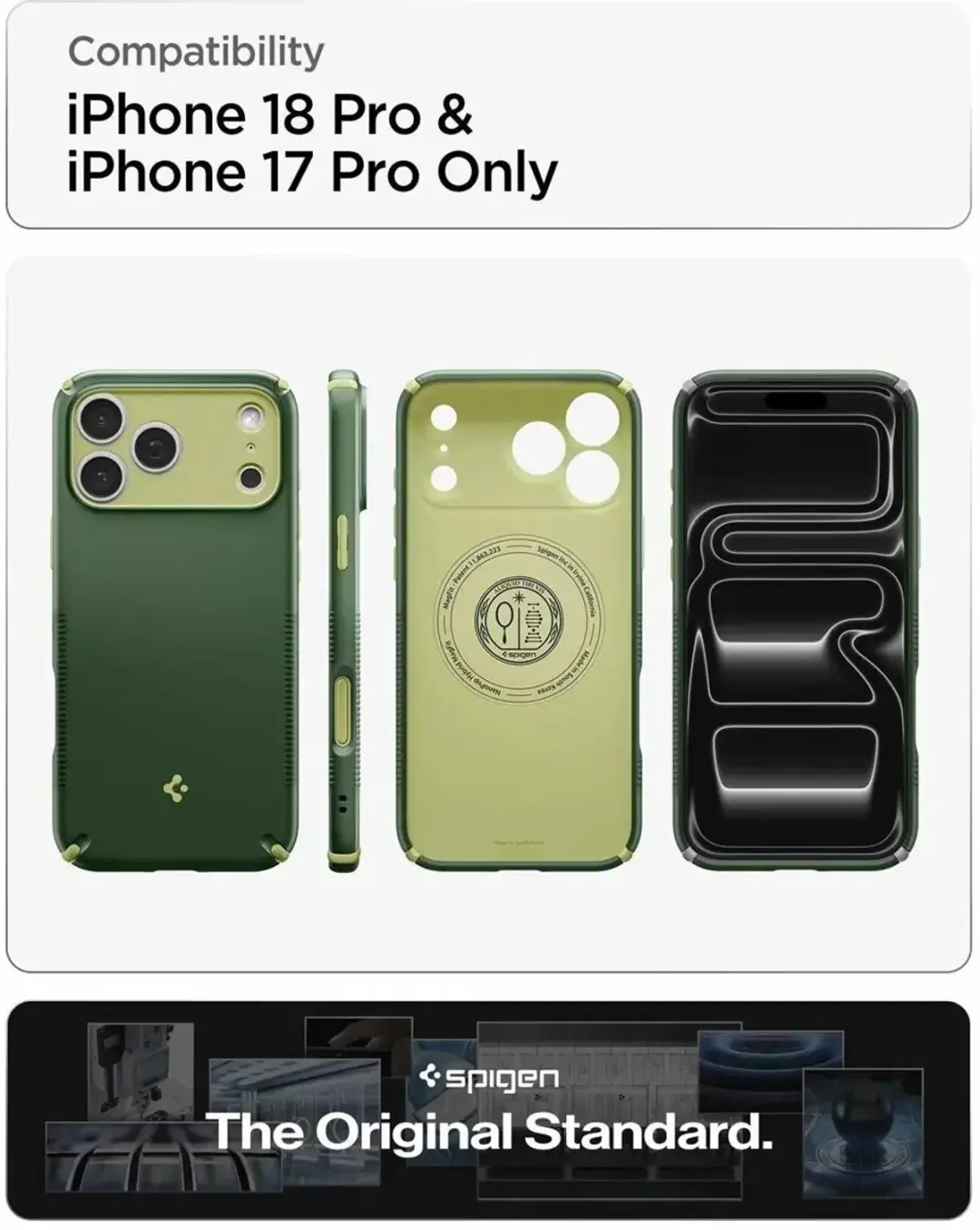 Spigen Nano Pop Hybrid MagFit iPhone 18 Pro/17 Pro - Groen - afbeelding 2 van 6
