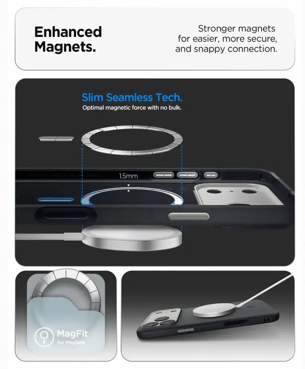 Spigen Nano Pop MagFit iPhone 18 Pro Hoesje - Zwart - afbeelding 4 van 6