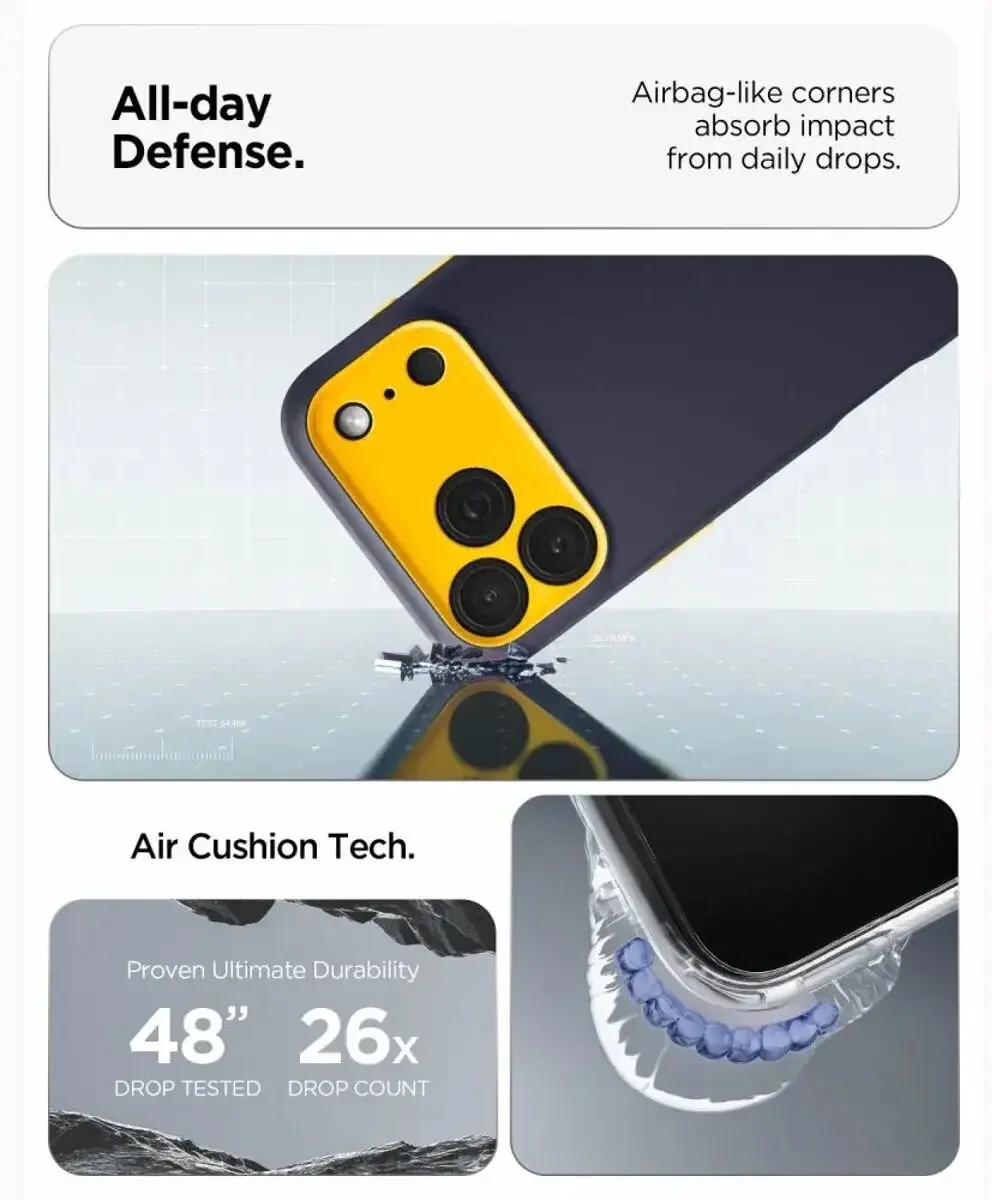 Spigen Nano Pop MagFit iPhone 18 Pro Hoesje - Blauw - afbeelding 6 van 6
