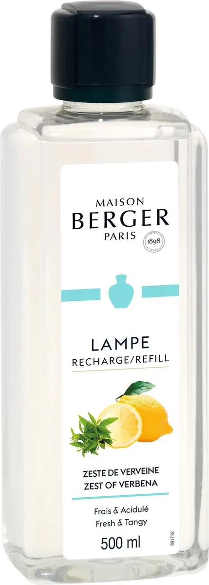 Lampe Berger Zeste de Verveine Navulling 500ml - afbeelding 3 van 3