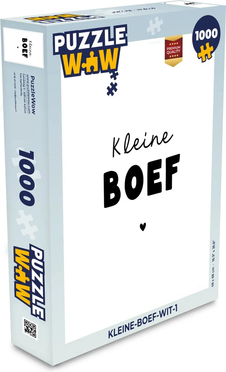 PuzzleWow Kleine Boef Legpuzzel 1000 Stuks