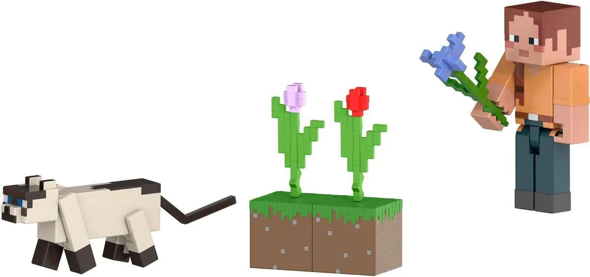 Minecraft Meadow Wanderer Ari Figures Meerkleurig - JCN52 - afbeelding 6 van 6