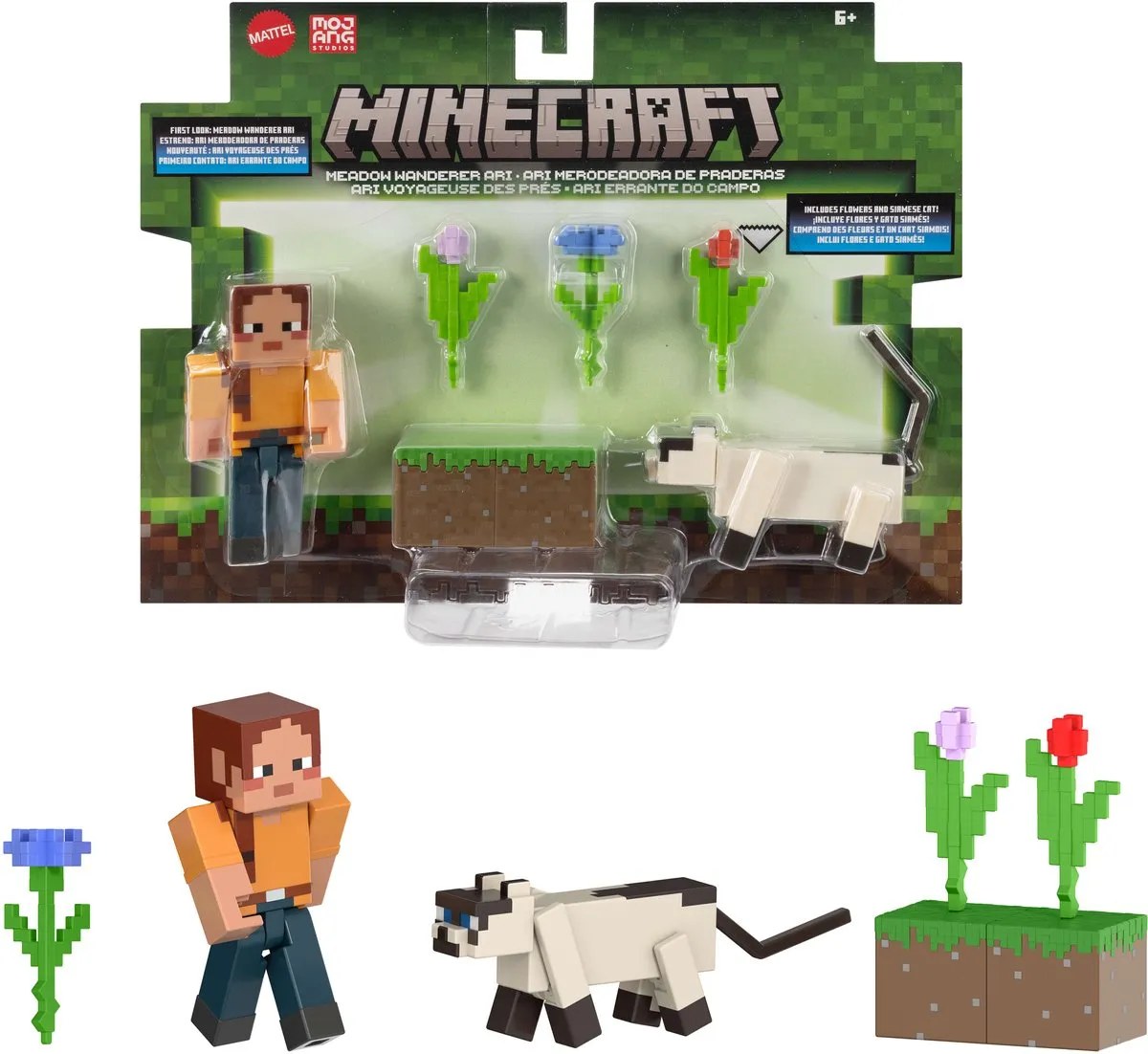 Minecraft Meadow Wanderer Ari Figures Meerkleurig