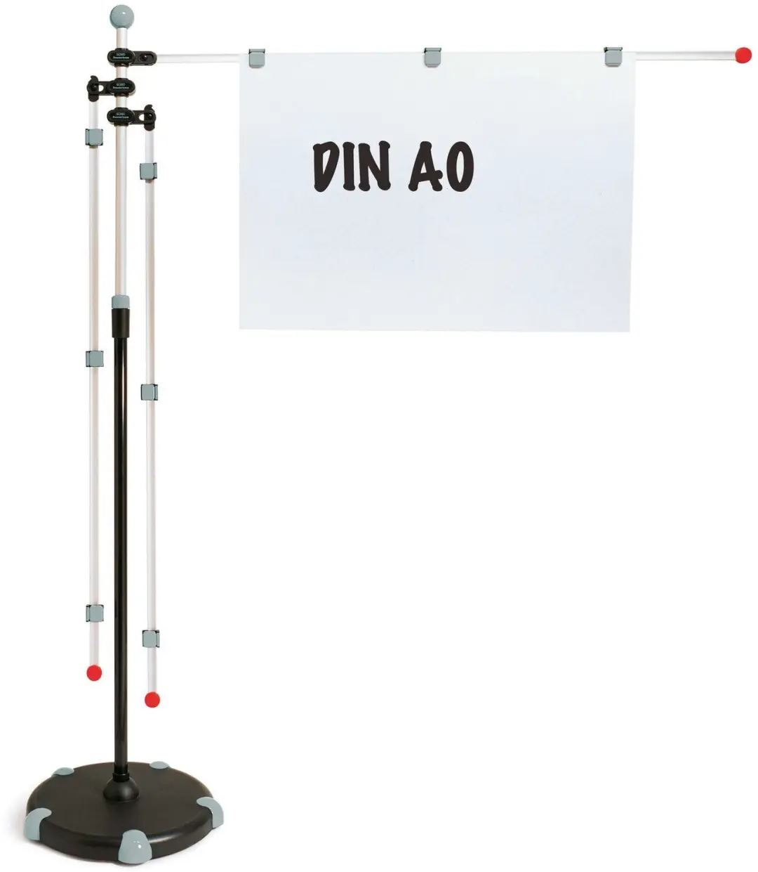 MAUL Presenteer Mobiel 132cm A0 - Zilver - afbeelding 2 van 6