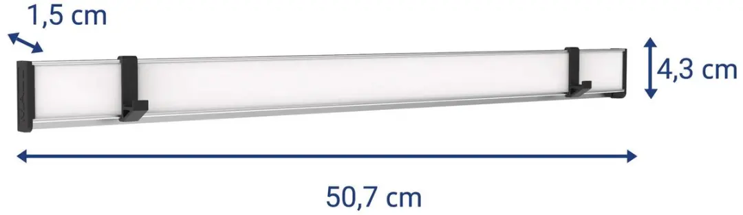 MAUL MAULtalent Wandklemlijst - Wit - Aluminium - afbeelding 2 van 6