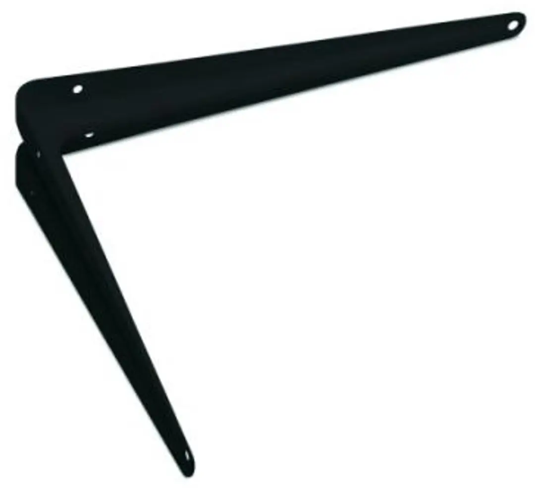 Plankdrager diepte 280mm draagkracht per 2 stuks 50 kg staal geperst zwart