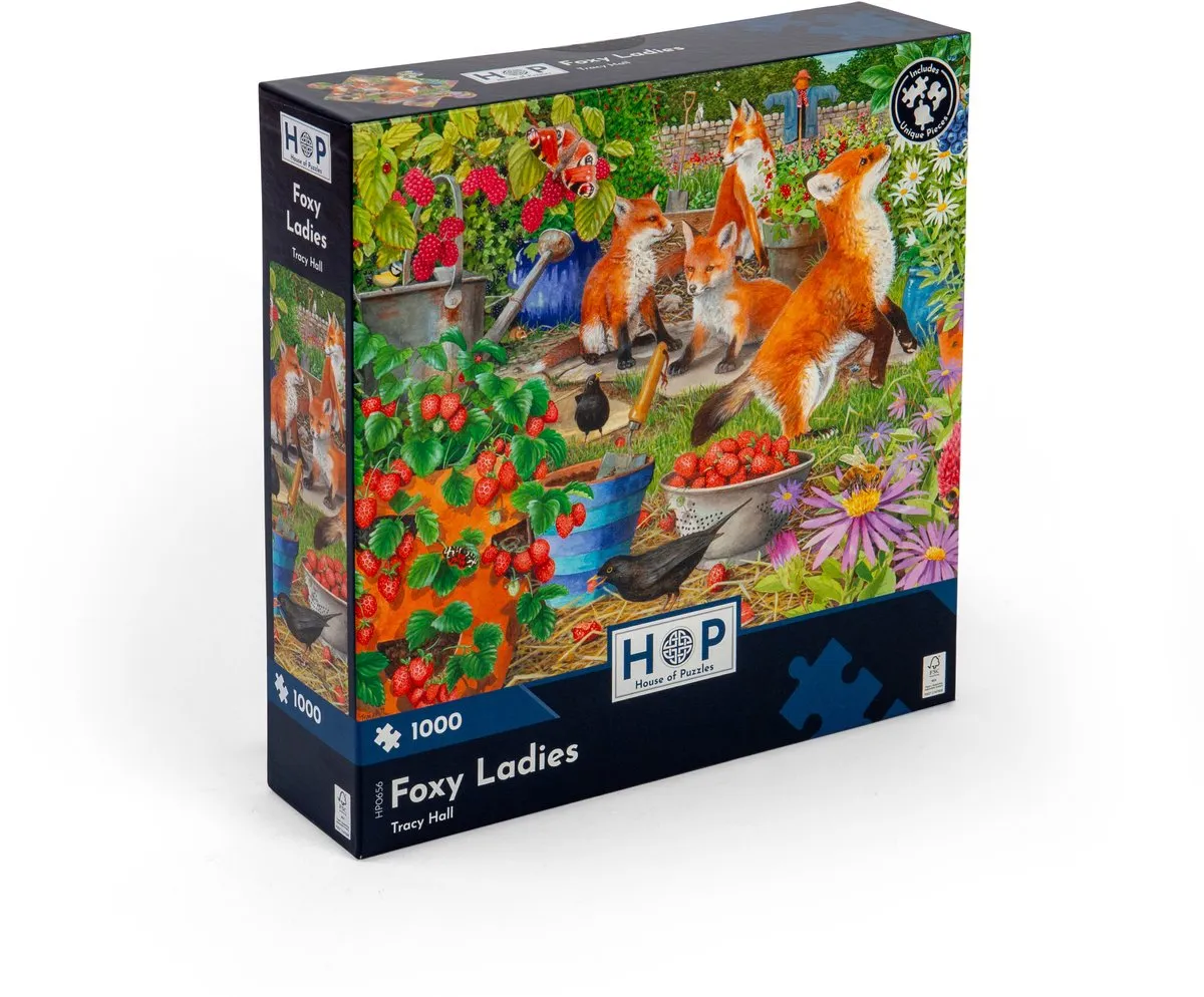 House Of Puzzles Foxy Ladies Legpuzzel 1000 Stuks - HP0656 Multicolor