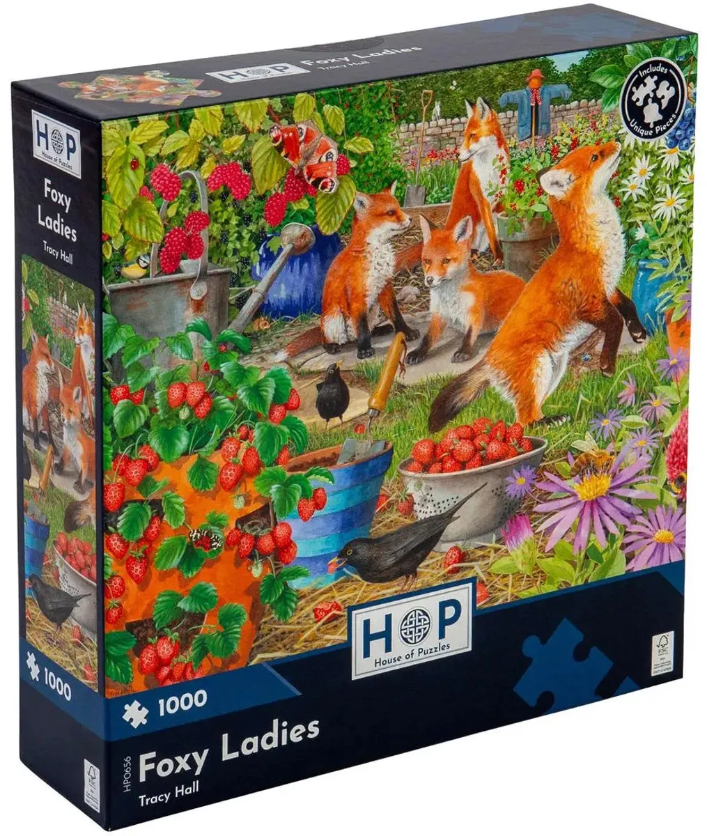 House Of Puzzles Foxy Ladies Legpuzzel 1000 Stuks - HP0656 Multicolor
