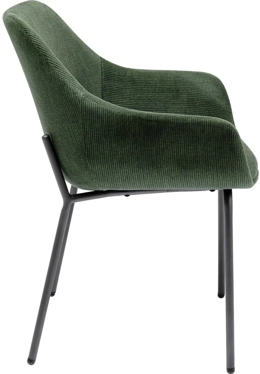 Kare Eetkamerstoel Avignon Green Armleuning