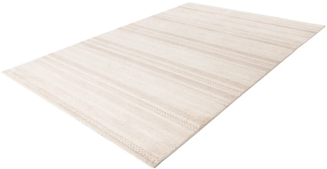 Pierre Cardin Vloerkleed - Design Tapijt - Modern - Ivoor Wit - Laagpolig en Comfortabel - Duurzaam en Elegant