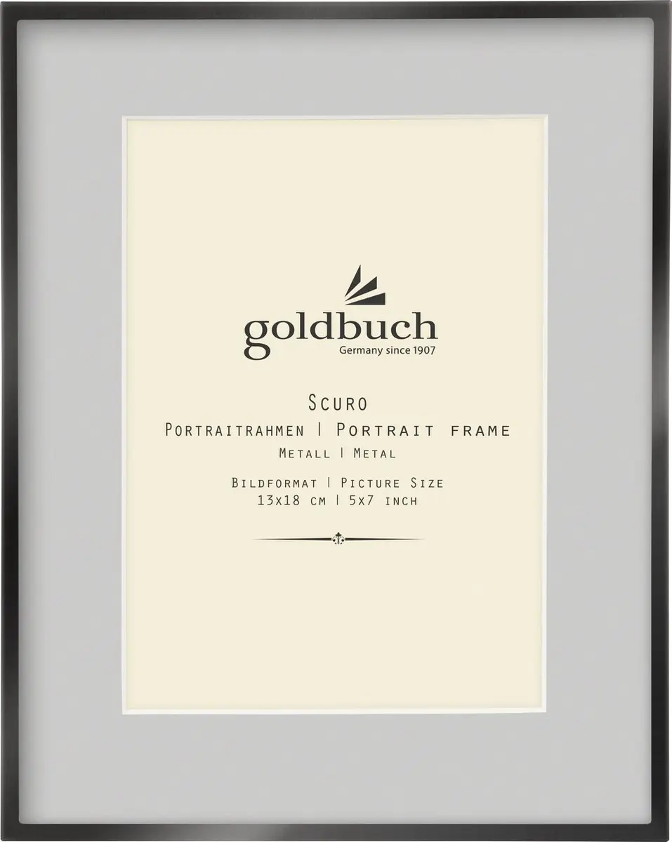 Goldbuch - Fotolijst Scuro - Zwart - 13x18 cm