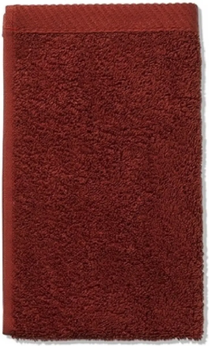 Gastendoek, Set van 3 Stuks, 30 x 50 cm, Orient Rood, Katoen