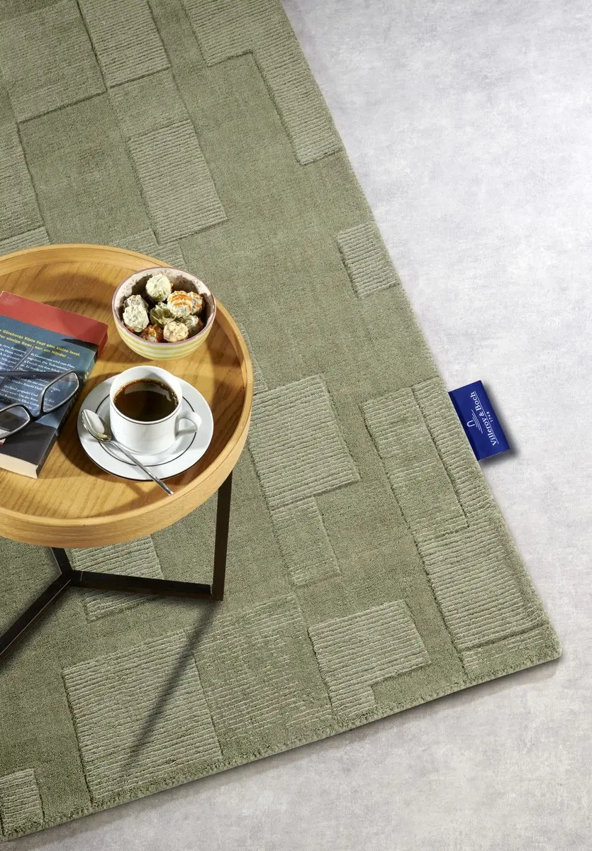 Villeroy & Boch Wilhelmine Wollen Vloerkleed 120x170cm Groen - afbeelding 3 van 6