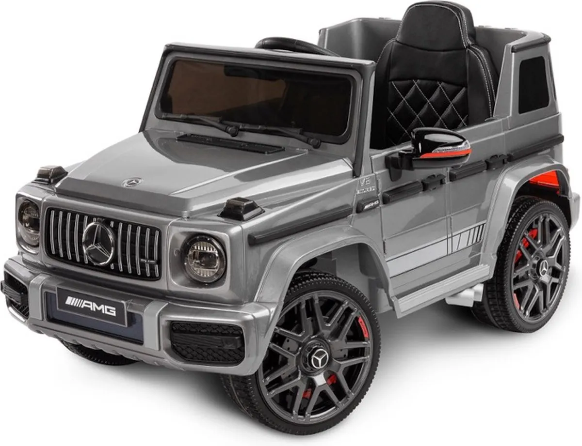 Mercedes G63 AMG Elektrische Kinderauto Zilver