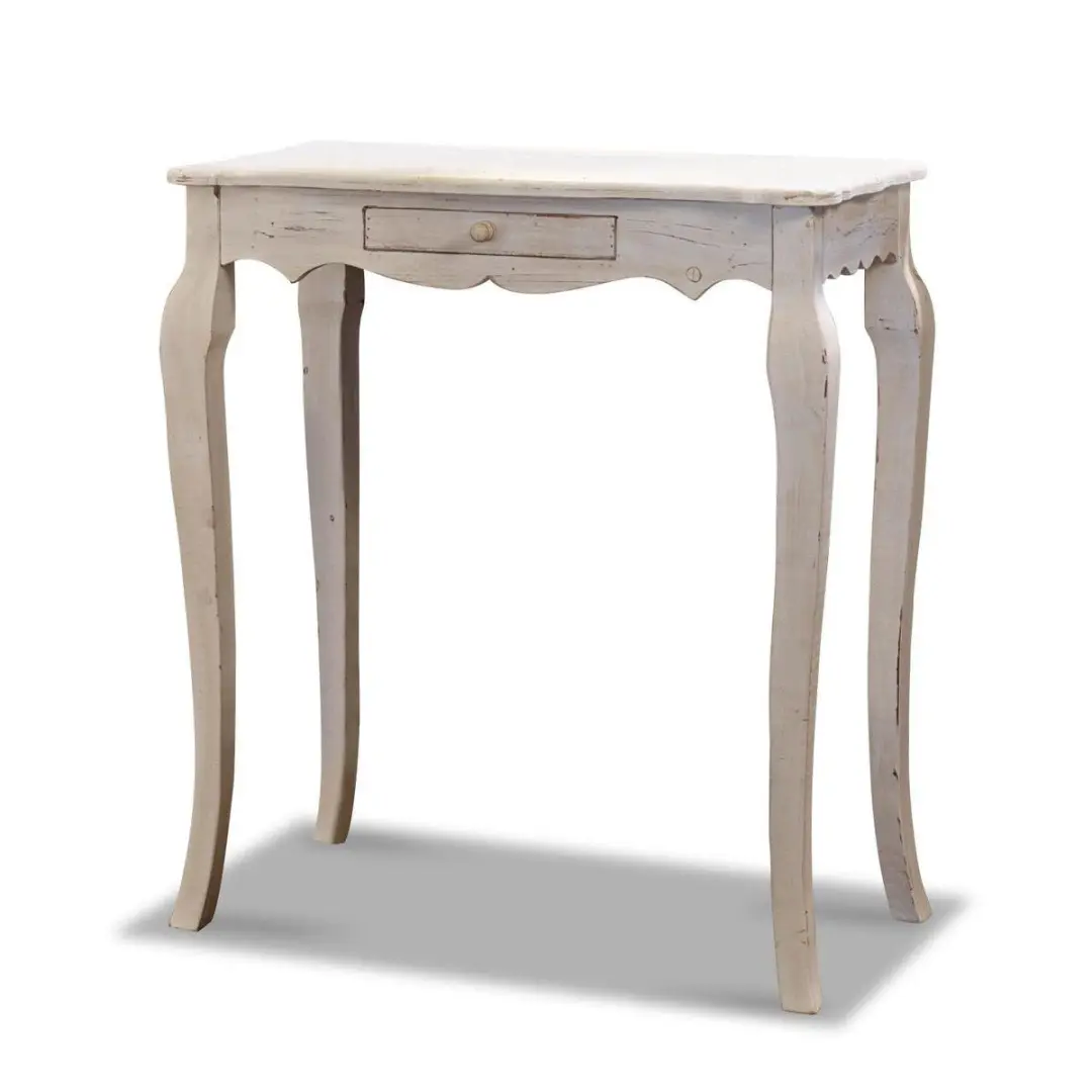 Loberon Sidetable Barbey - Antiekwit - afbeelding 5 van 6