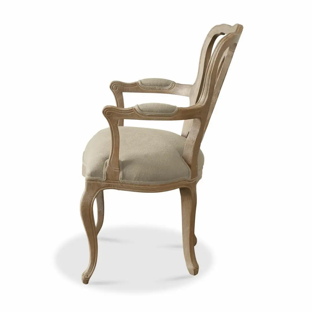 Loberon Ladorée Stoel - Bruin/Beige - afbeelding 6 van 6
