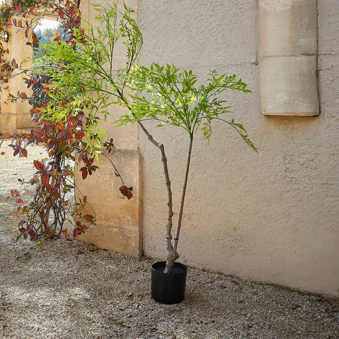 Loberon Avenelle Decoratieve Potplant - Groen - afbeelding 6 van 6