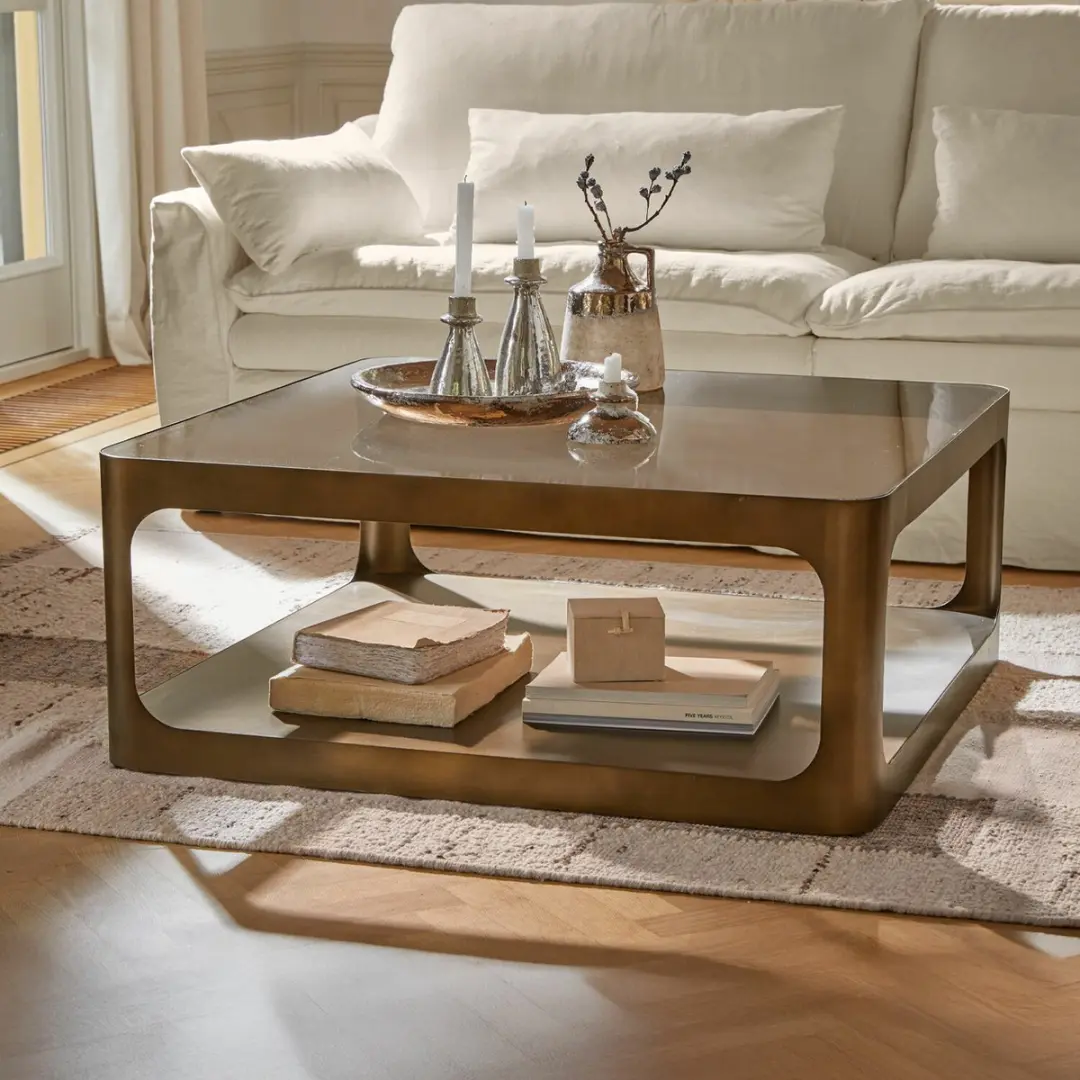 Loberon Bexington Salontafel - Bruin - afbeelding 3 van 6