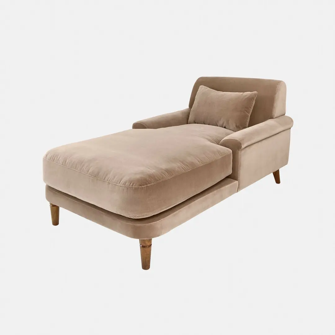 Loberon Jouvrelle Chaise Longue Beige - afbeelding 6 van 6