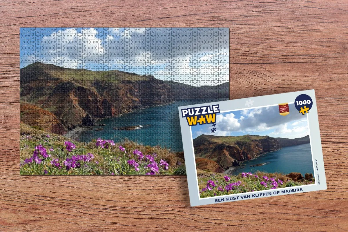 PuzzleWow Madeira Legpuzzel 1000 Stuks - Multicolor