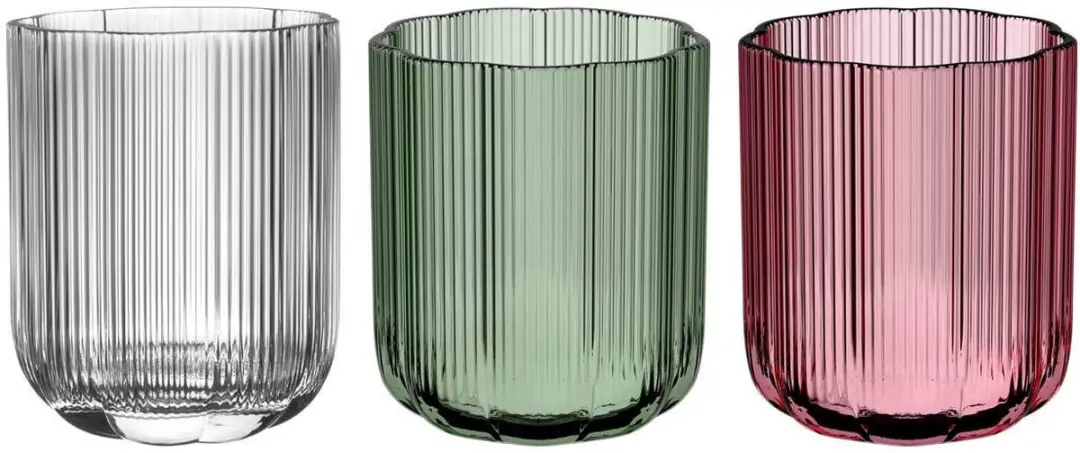 Vasen-Set Fleur 15 cm Set van 3