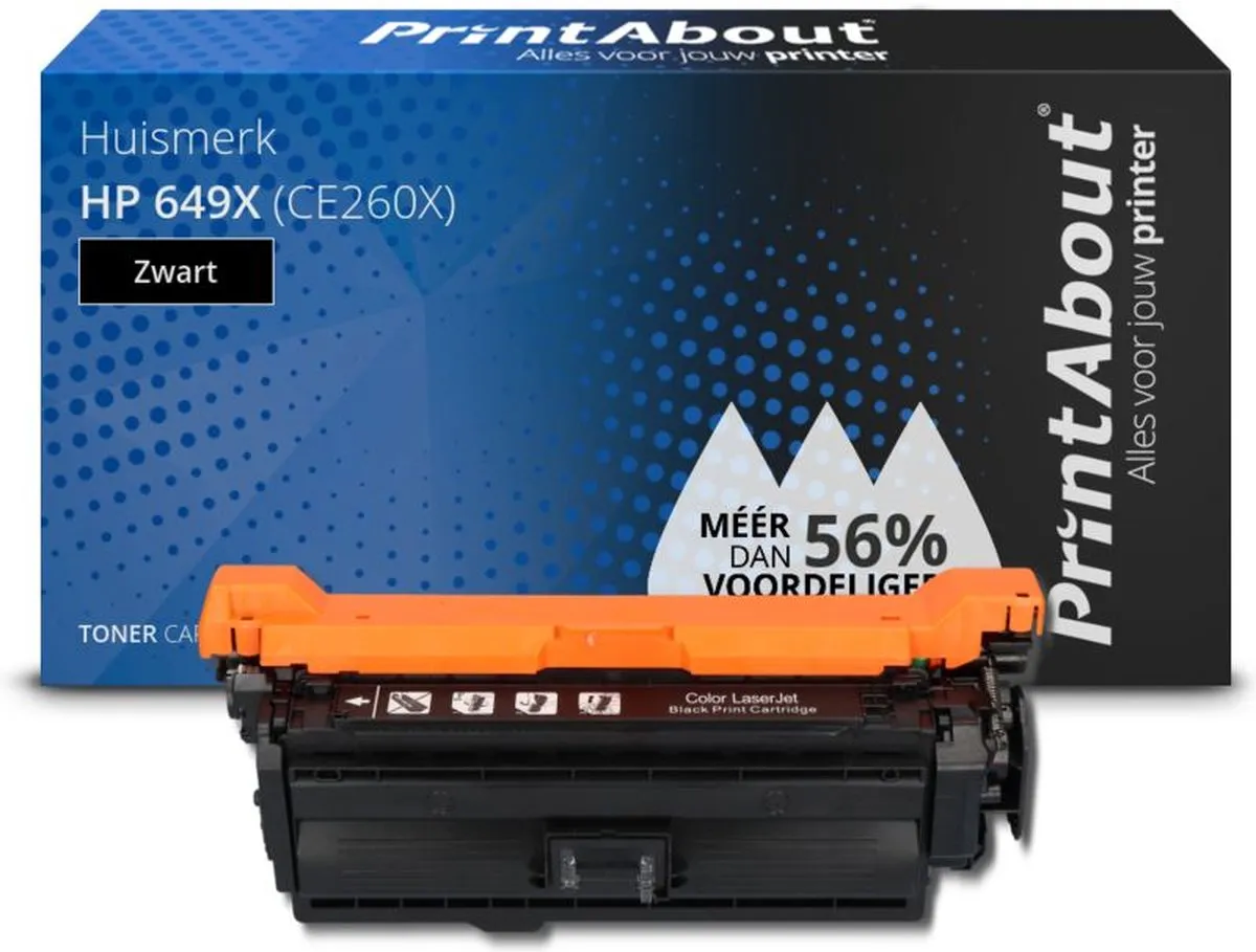 PrintAbout HP 649X Toner Zwart - 47.000 pagina's