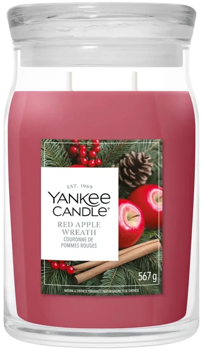 Yankee Candle Red Apple Wreath Geurkaars 567g