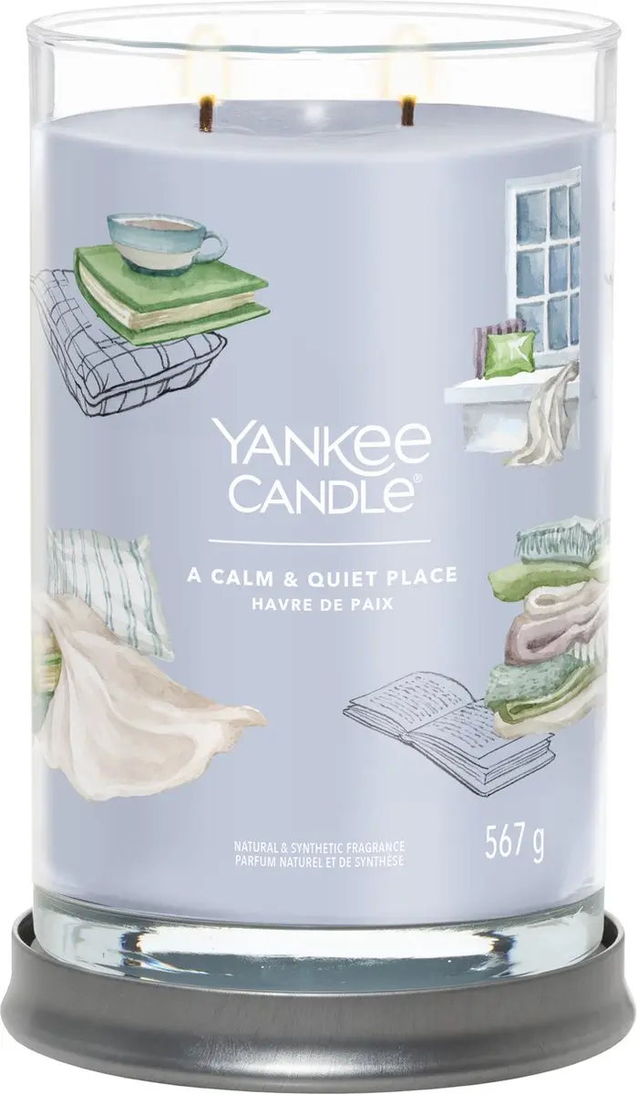 Yankee Candle A Calm & Quiet Place Geurkaars - 100 Branduren - afbeelding 2 van 5