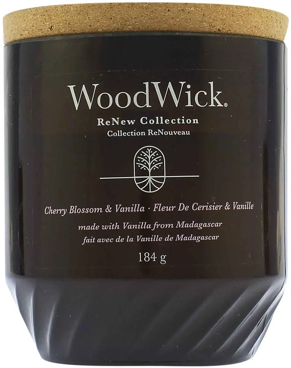 WoodWick ReNew Geurkaars Medium Cherry Blossom & Vanilla 55u - afbeelding 5 van 5