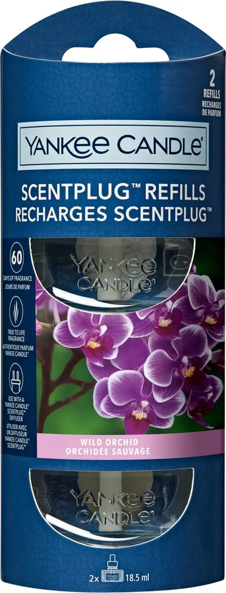 Yankee Candle Wild Orchid Elektrische Diffuser Navulling - 2 Stuks - afbeelding 2 van 3
