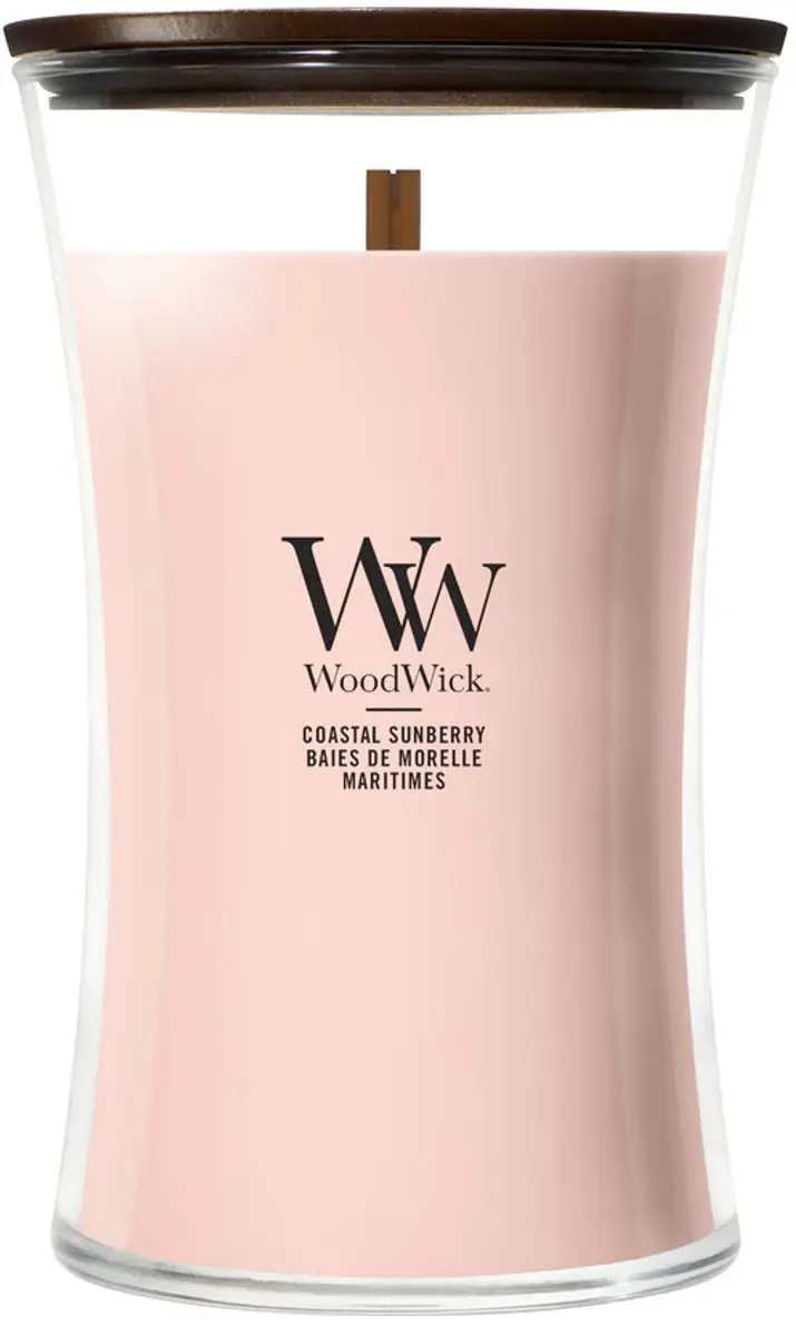 WoodWick Hourglass Coastal Sunberry Geurkaars