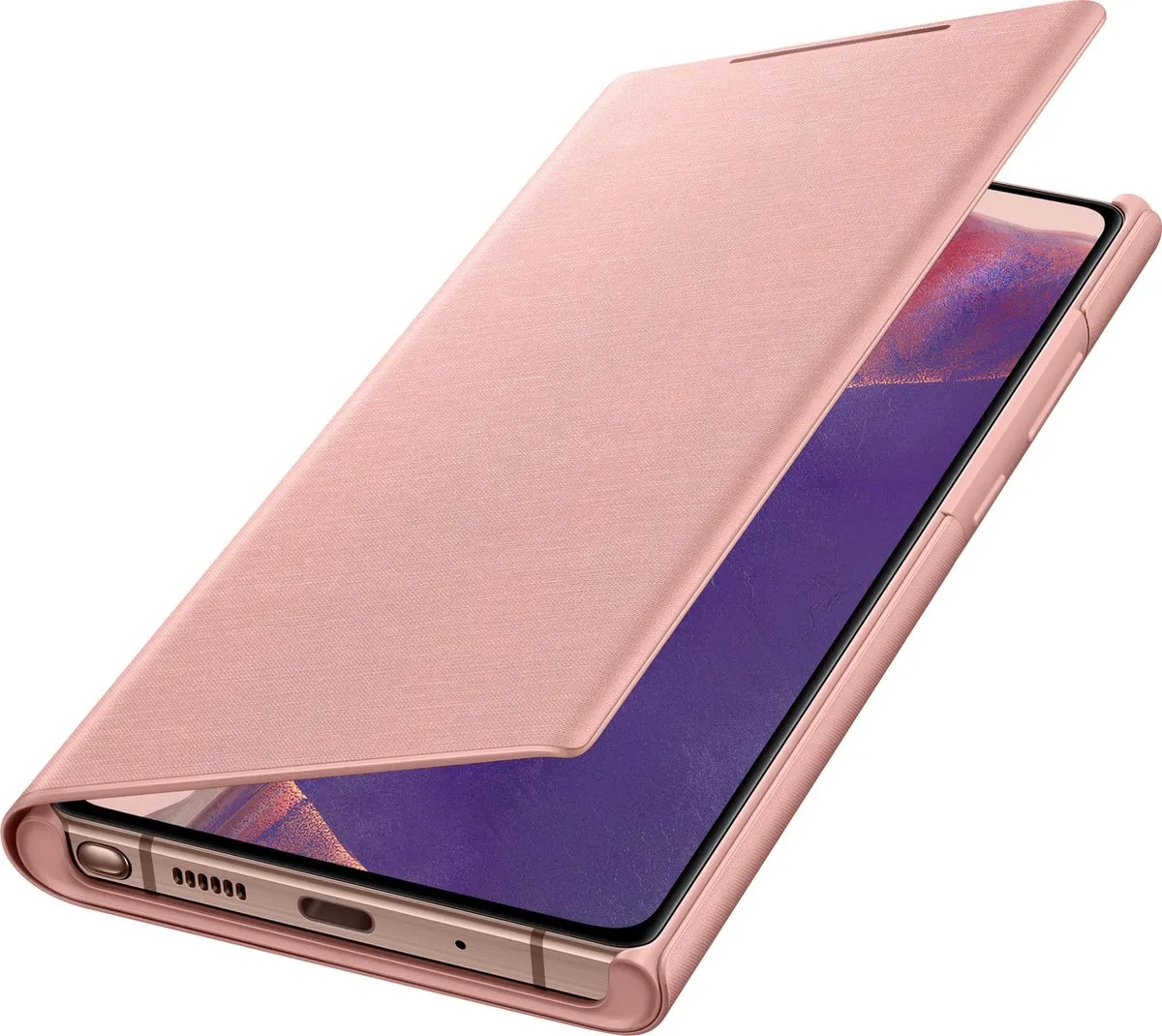 Samsung LED View Hoesje Note20 - Brons - 8806090559167