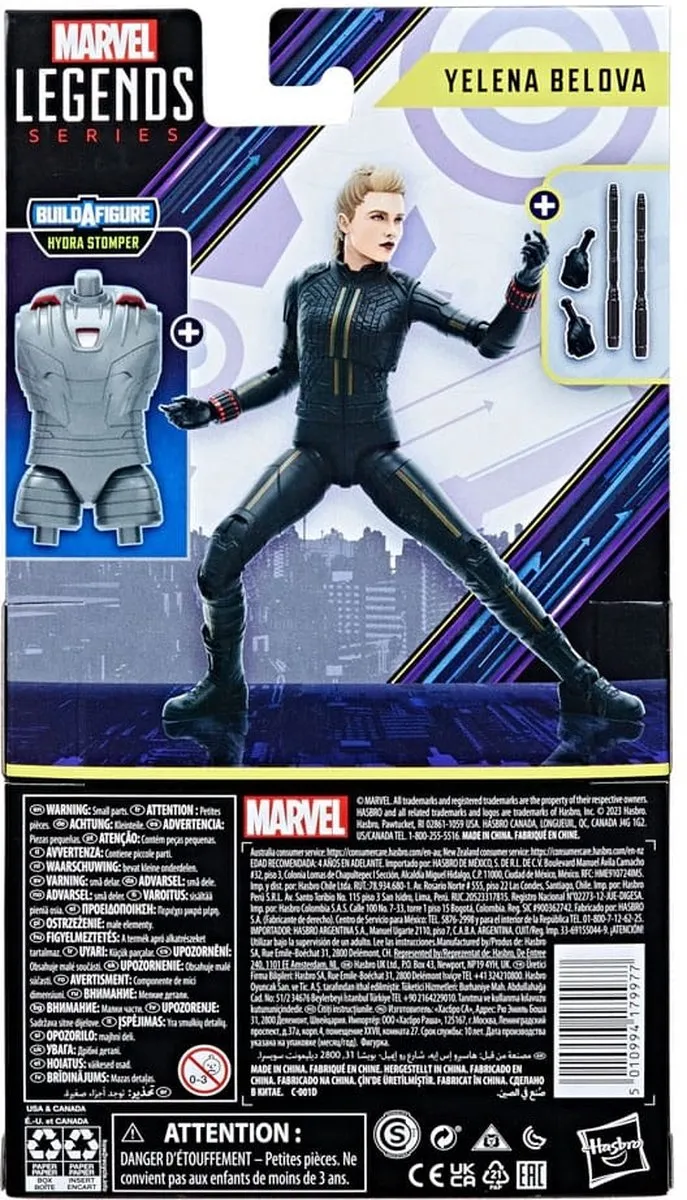 Marvel Legends Hydra Stomper Yelena Belova Actiefiguur 15cm - Multicolor