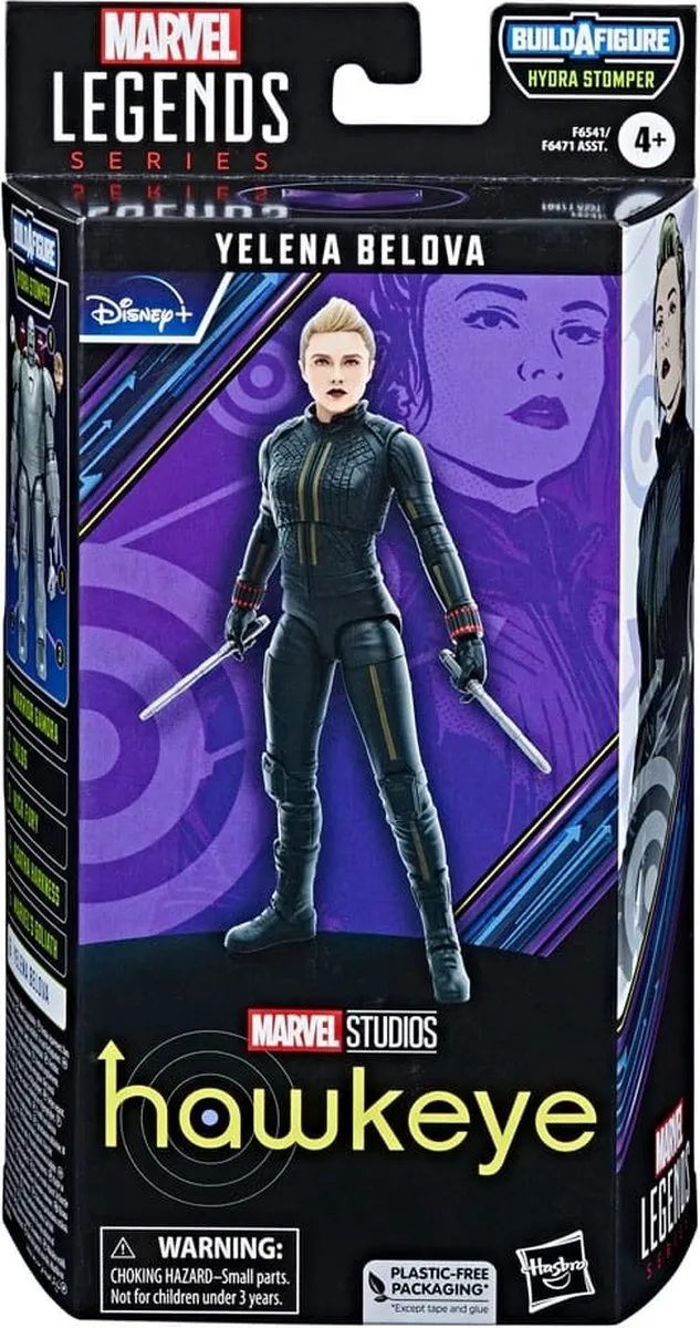 Marvel Legends Hydra Stomper Yelena Belova Actiefiguur 15cm - Multicolor