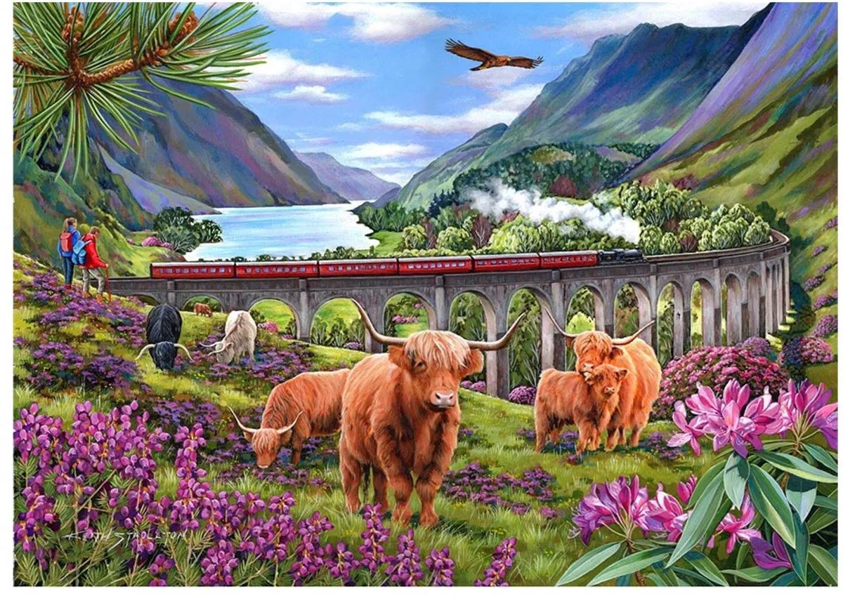 House Of Puzzles Glenfinnan Ladies Puzzel 500 Stuks