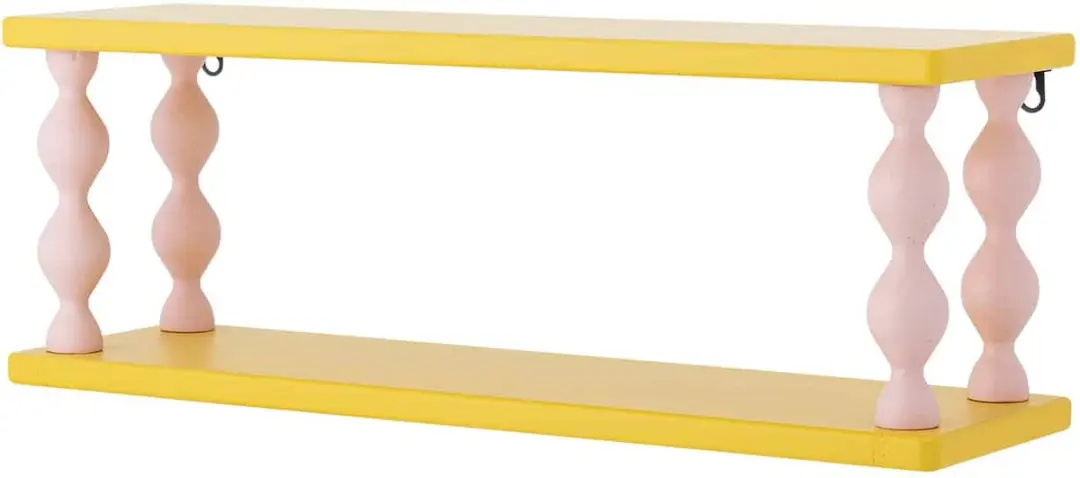 Bloomingville Bibiola Wandplank Geel - afbeelding 2 van 6