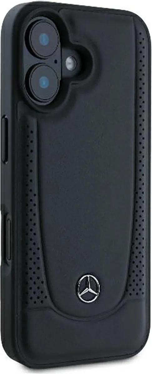 Mercedes-Benz Backcase Hoesje iPhone 16 - Effen Zwart