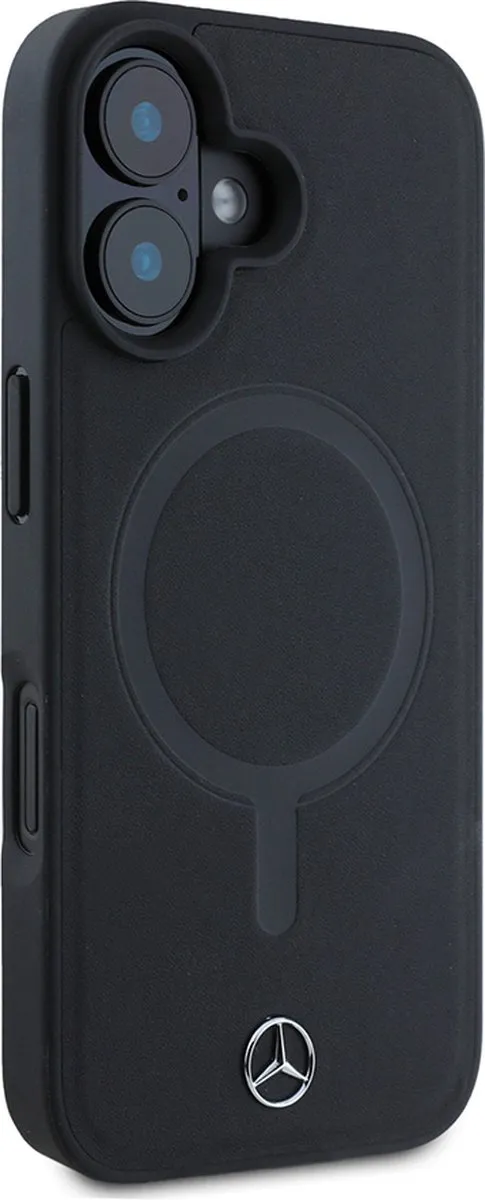 Mercedes-Benz Backcase Hoesje iPhone 16 - Effen Zwart
