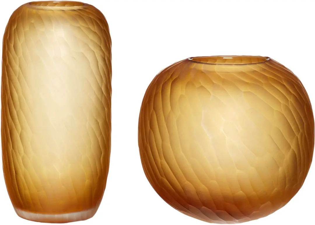 Hübsch vaas Molecule Amber