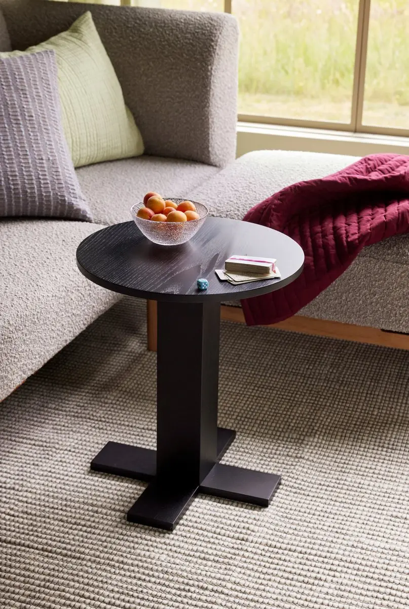 Hübsch Koohi Bijzettafel - 45cm Zwart - afbeelding 4 van 6