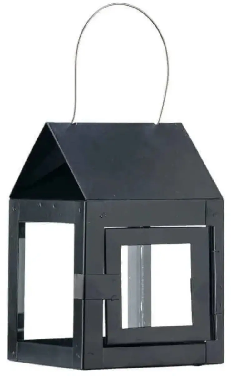 Zwarte Decoratieve Lantaarn