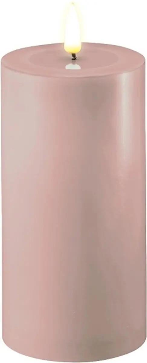 Deluxe Homeart LED Stompkaars Rose 7,5x15cm