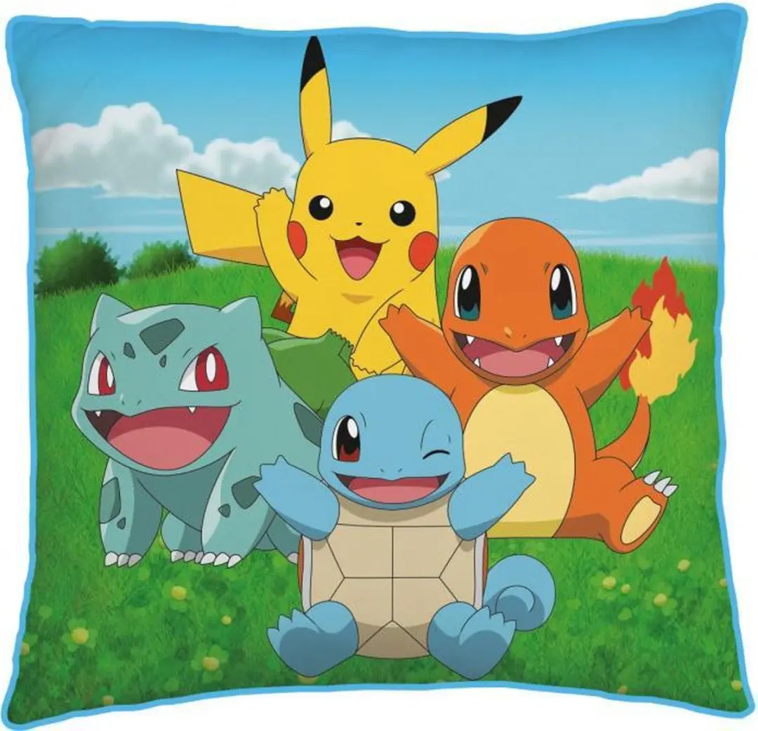 Pokémon Pikachu Kussen 40x40cm