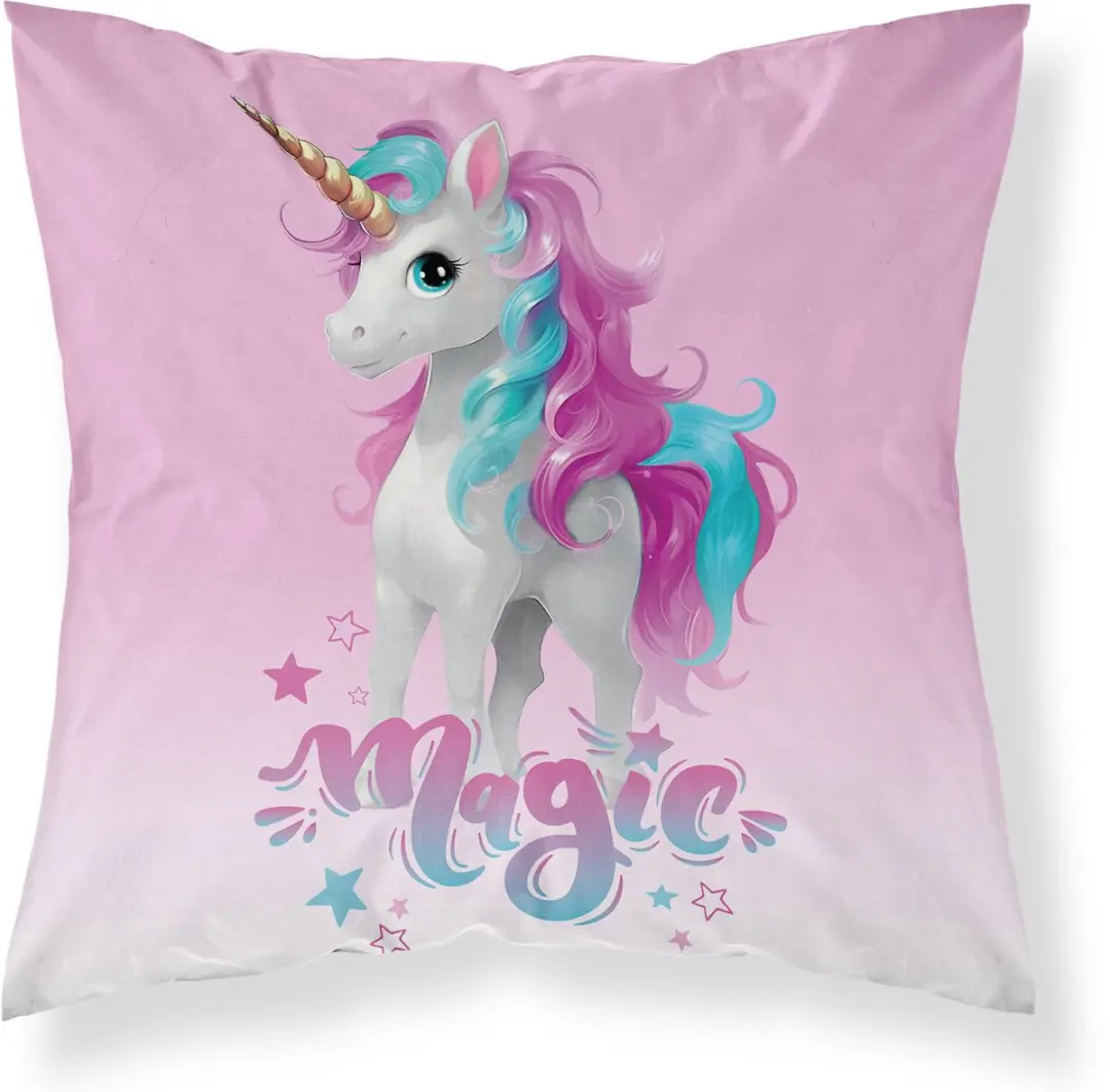 Unicorn Kussen 40x40 inclusief kussen vulling 230grms