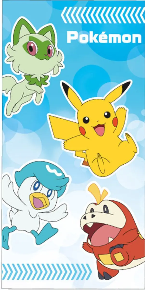 Pokemon handdoek 70 x 140 cm