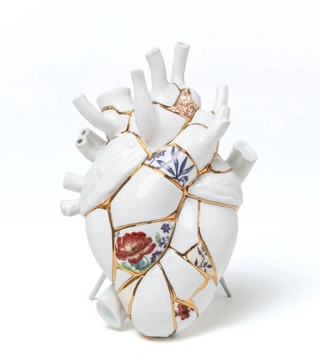 Seletti Love In Bloom Kintsugi Vaas - Multi - afbeelding 4 van 6