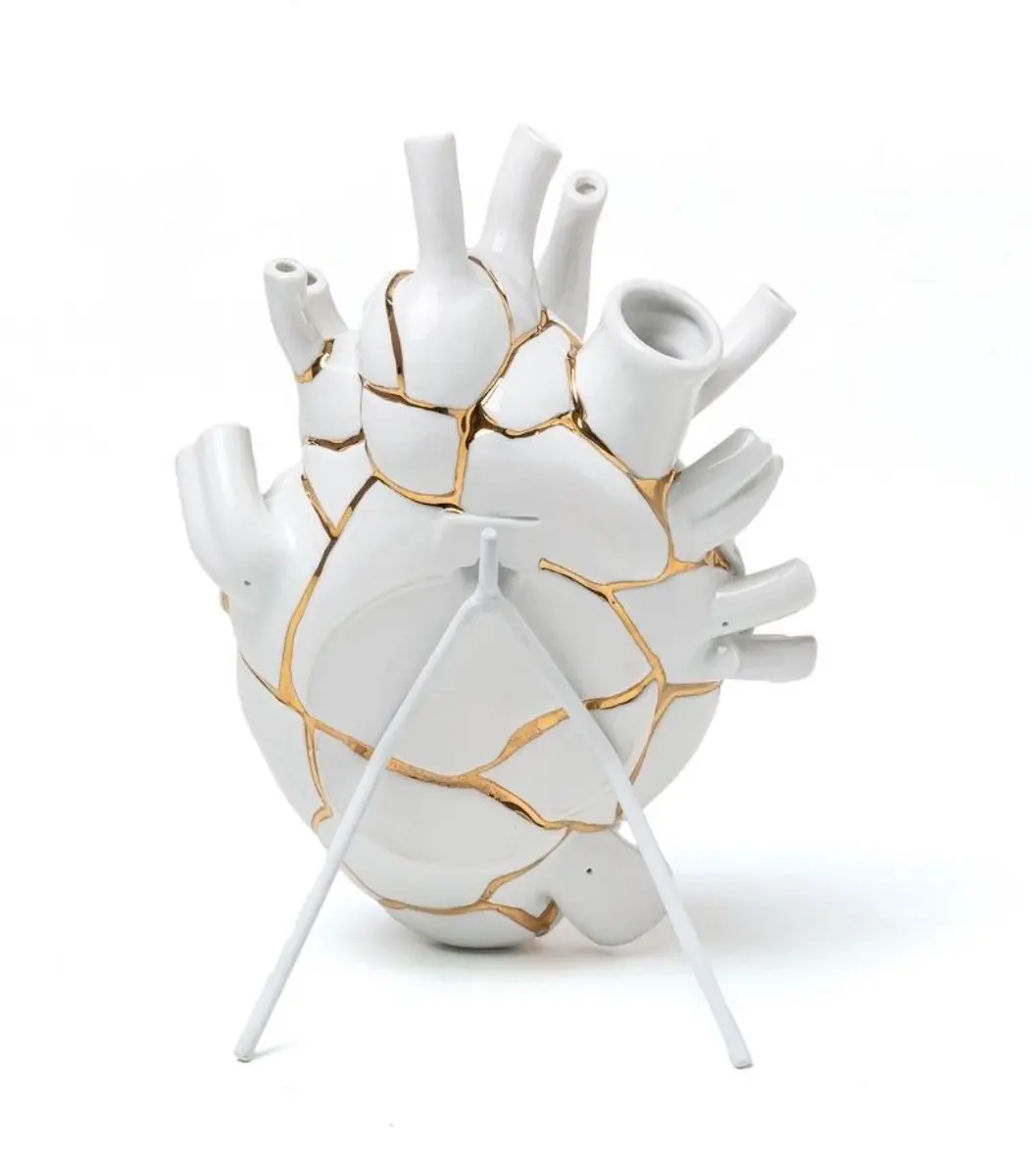 Seletti Love In Bloom Kintsugi Vaas - Multi - afbeelding 3 van 6