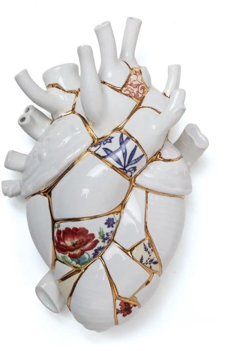 Seletti Love In Bloom Kintsugi Vaas - Multi - afbeelding 2 van 6