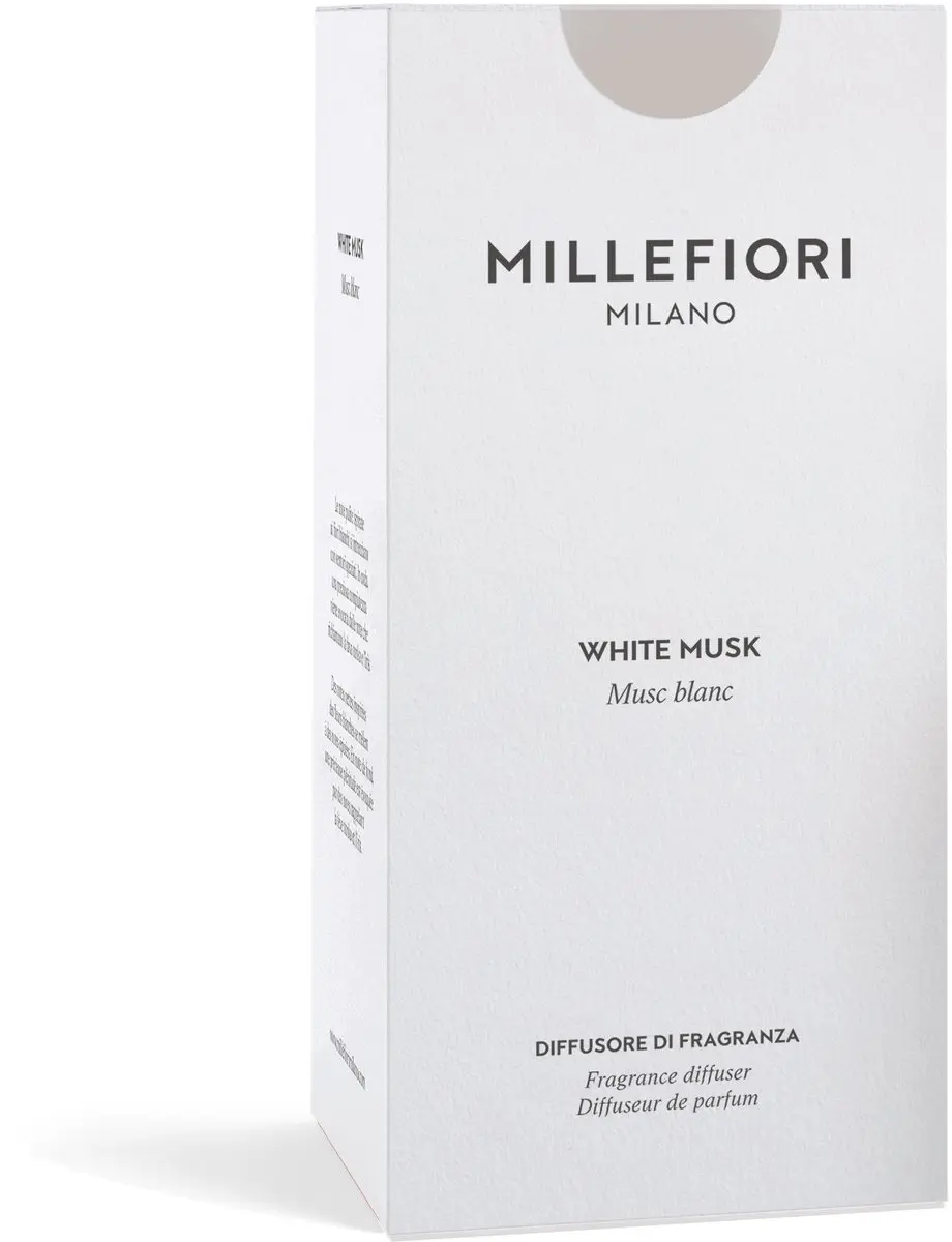 Millefiori Milano Geurstokjes 250ml White Musk - afbeelding 3 van 4